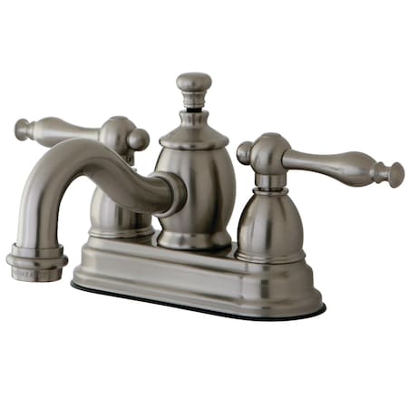 Kingston Brass KS7108NL 4" Centerset Bathroom Faucet, Brushed Nickel KS7108NL
